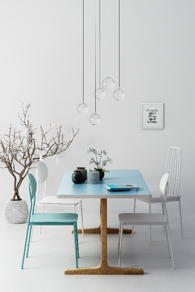 Modern Dining Table & Chairs Set
