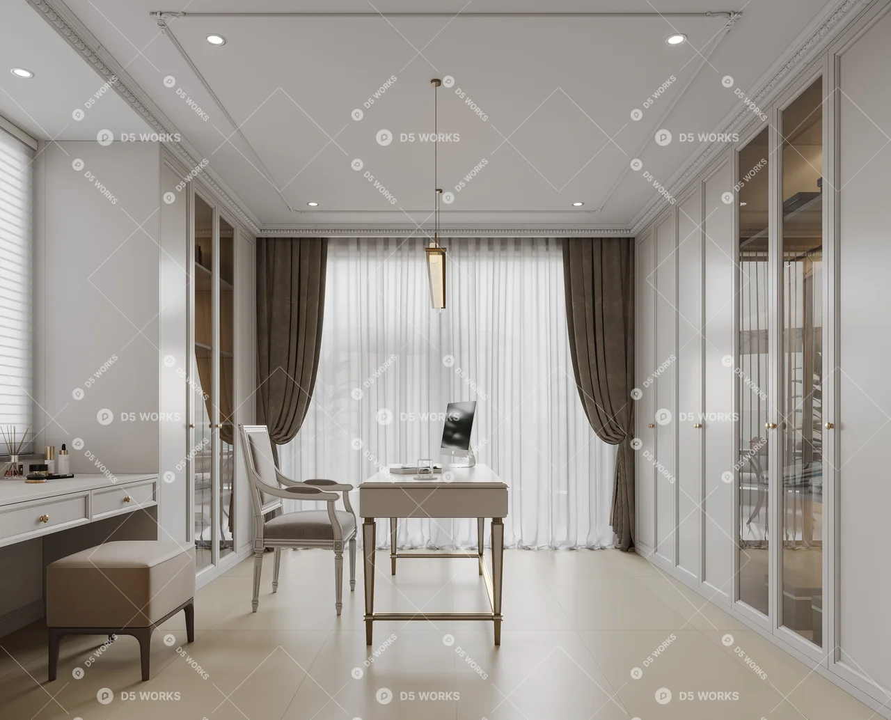 Study Room 3d model thumbnail 3