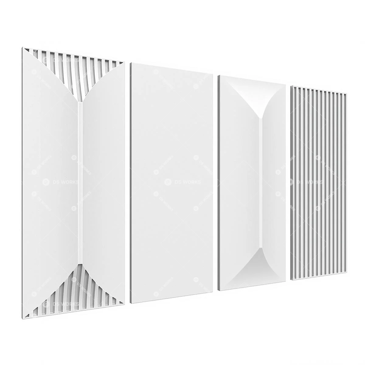 Wall Panel 3d model thumbnail 2