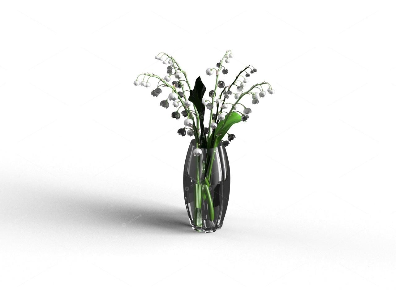 Vases & Floral Arrangements 3D Models 2