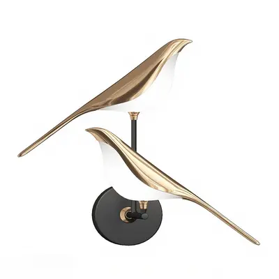 Bird Shaped Wall Lamp 3d model