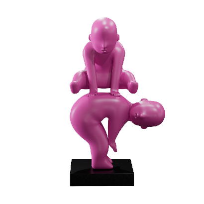 Sculpture New Chinese figure sculpture 
