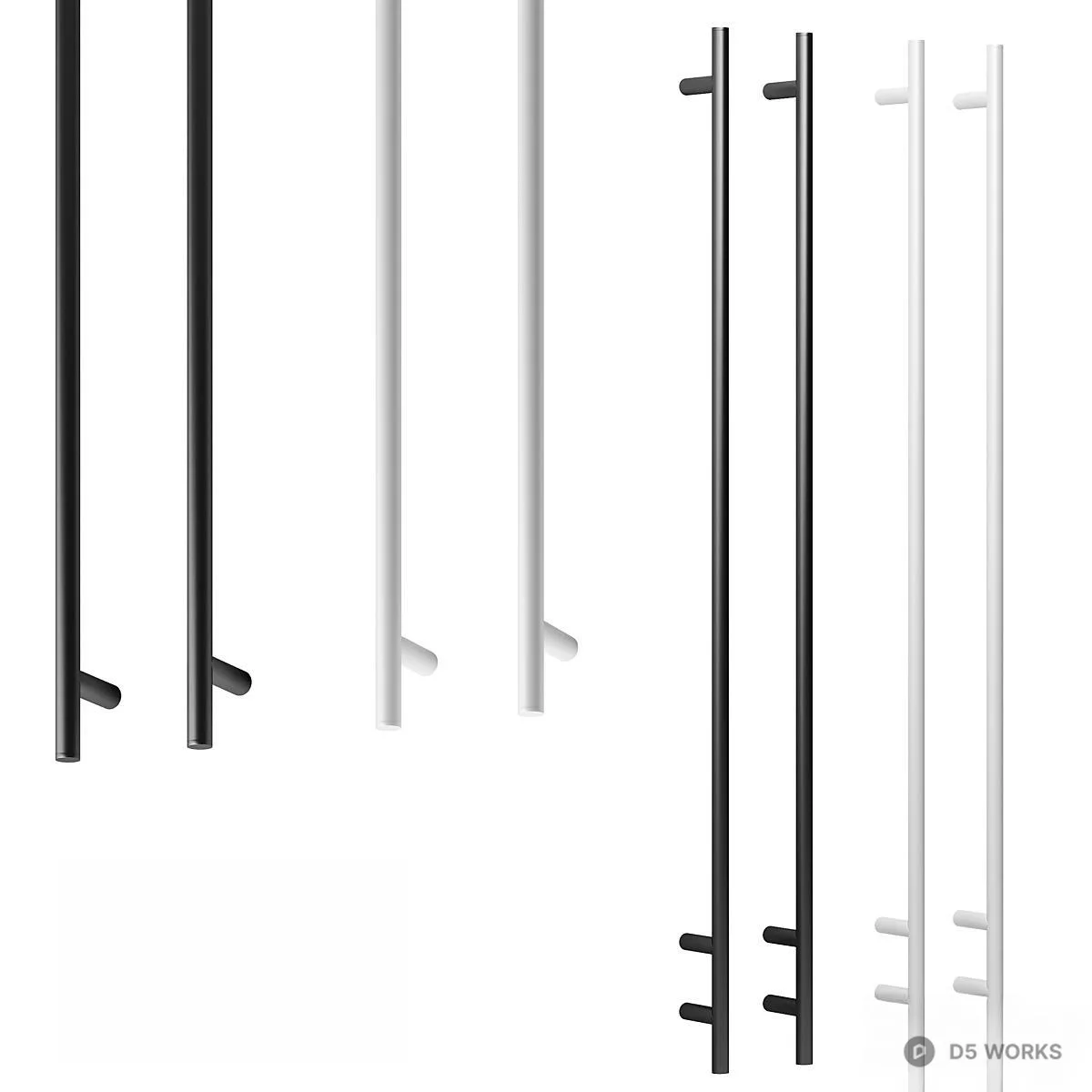 Minimalist Towel Rack 3d model - Image 1