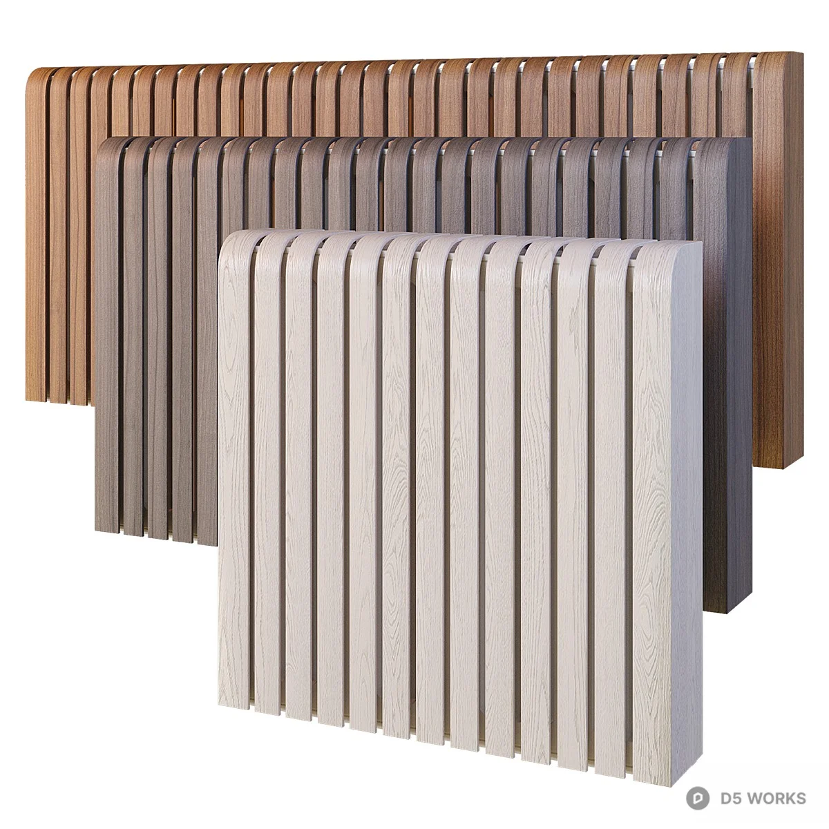 Wood Grain Radiator 3d model - Image 1