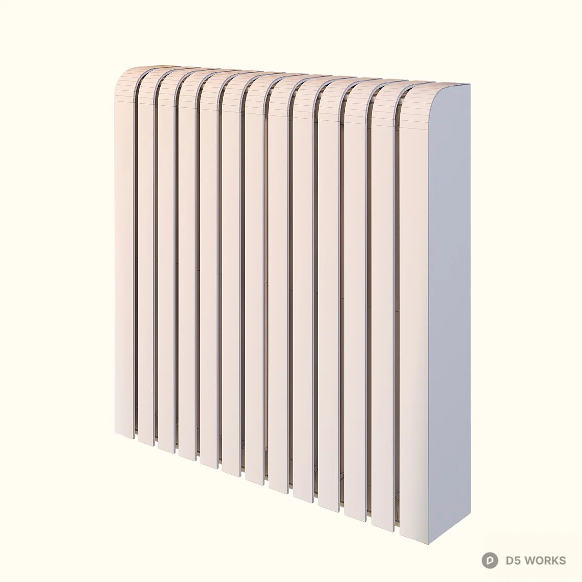 Wood Grain Radiator 3d model thumbnail 5