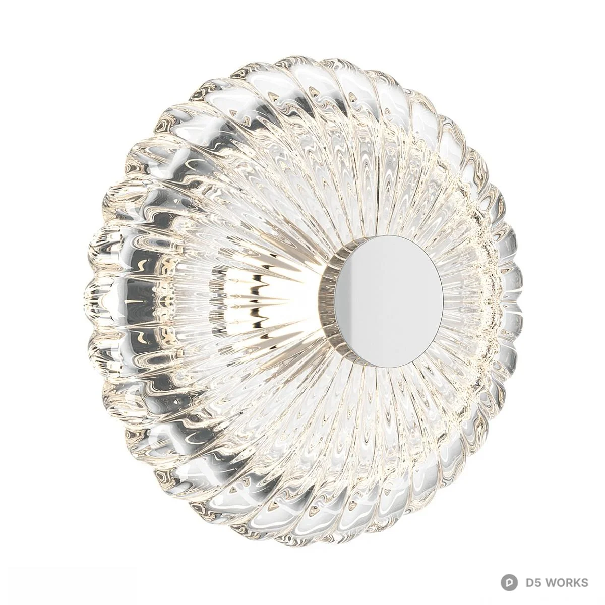 Crystal Radial Wall Lamp 3d model - Image 1