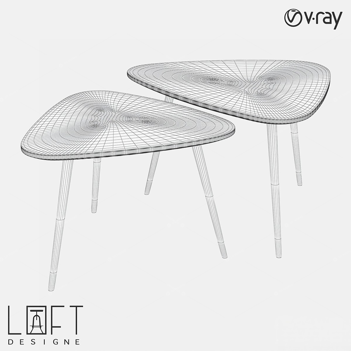 Tables/Side Tables 3D Models 2