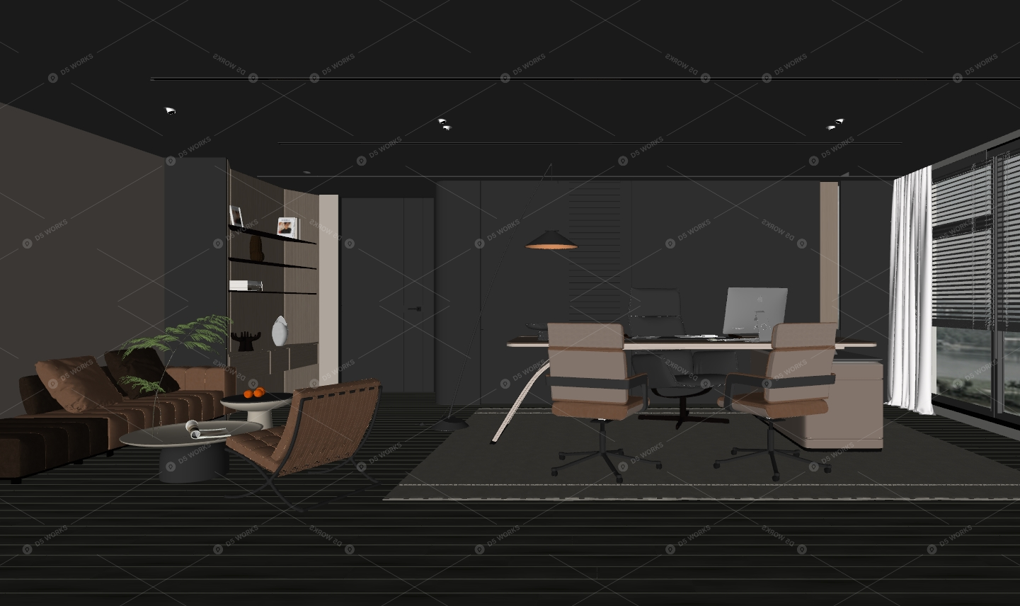 Office Spaces 3D Models 2