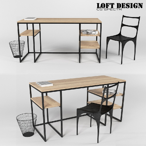 Modern Desk & Chair Set