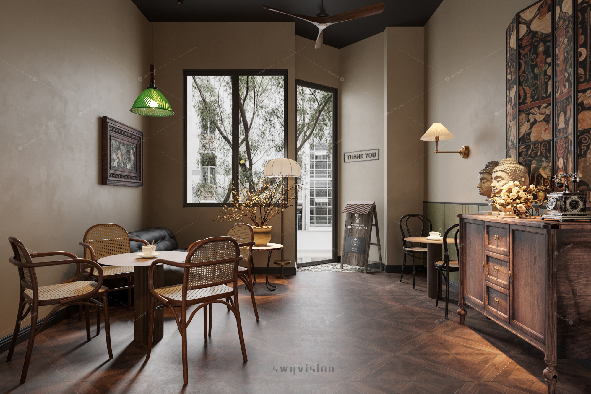 Restaurant Spaces 3D Models 2