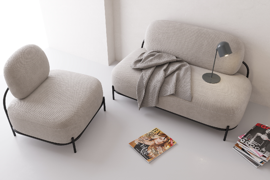 Scandinavian Modular Sofa Set
