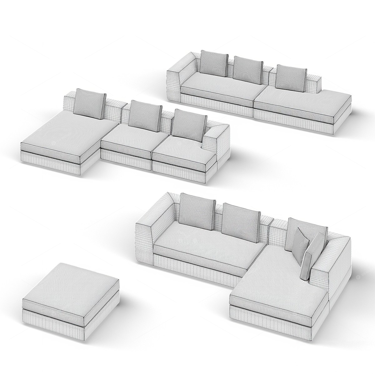 Sofas 3D Models 4