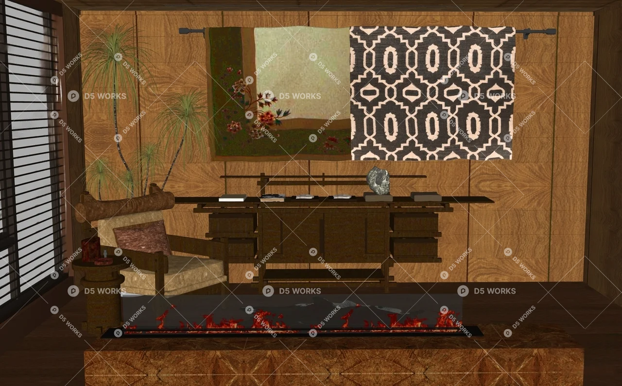 Furniture Set 3d model thumbnail 2