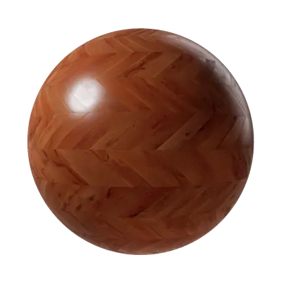 Bronzing Herring Bone Solid Wood Floor