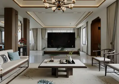 Chinese Living & Dining Room
