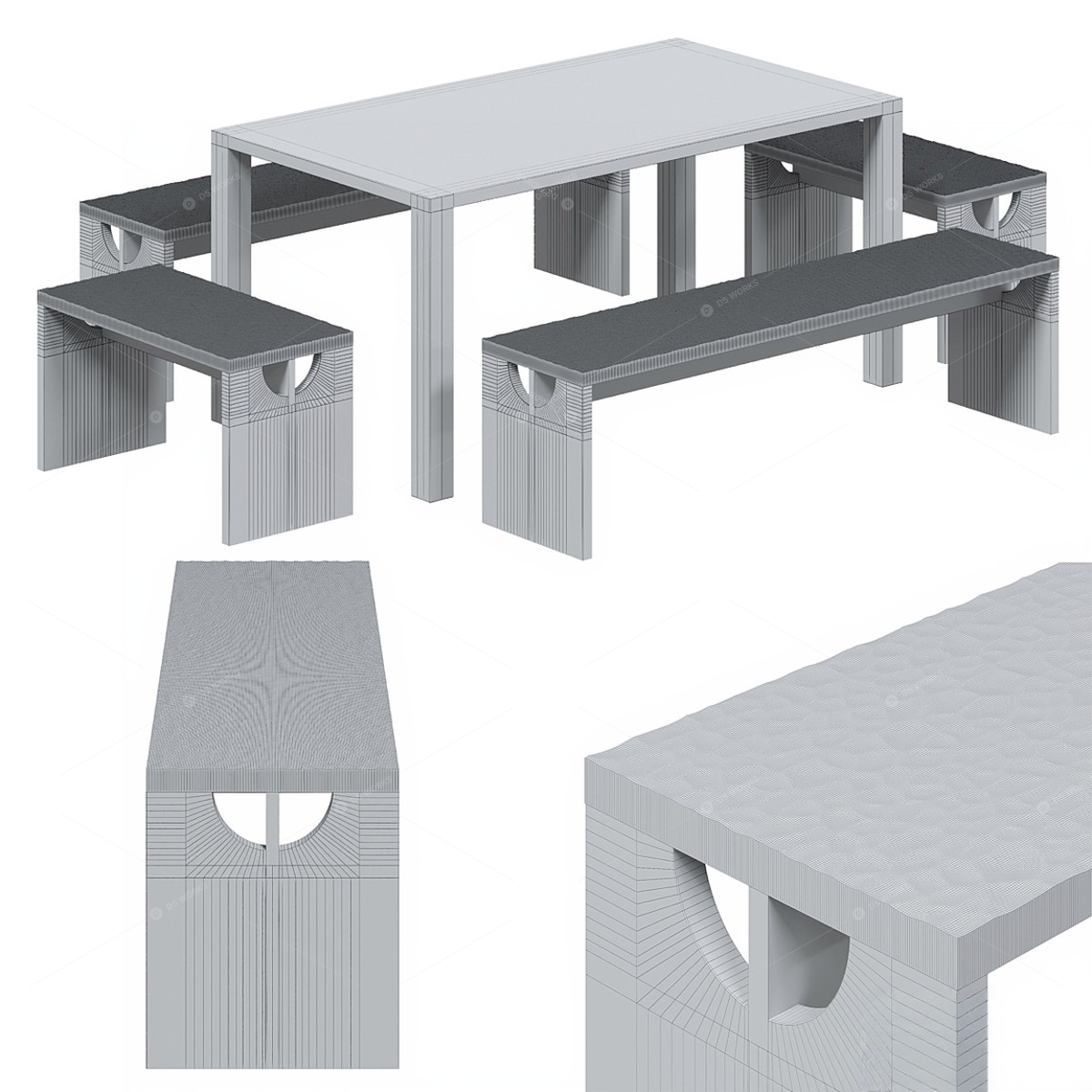 Furniture Sets 3D Models 3