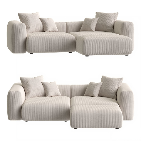 Modern Two-seater Sofa
