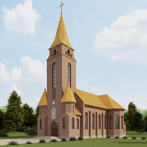 Modern Church Building