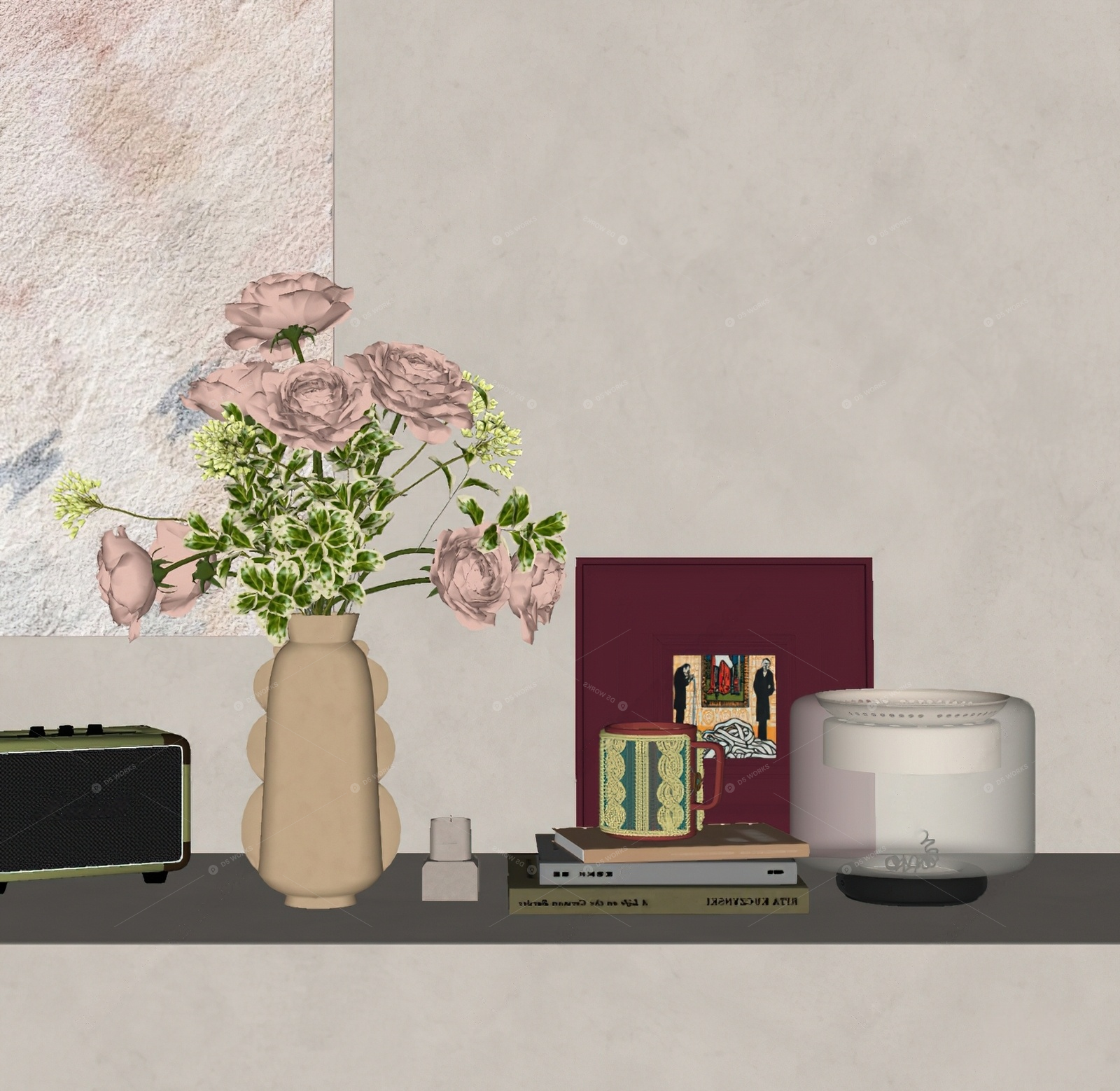 Vases & Floral Arrangements 3D Models 2