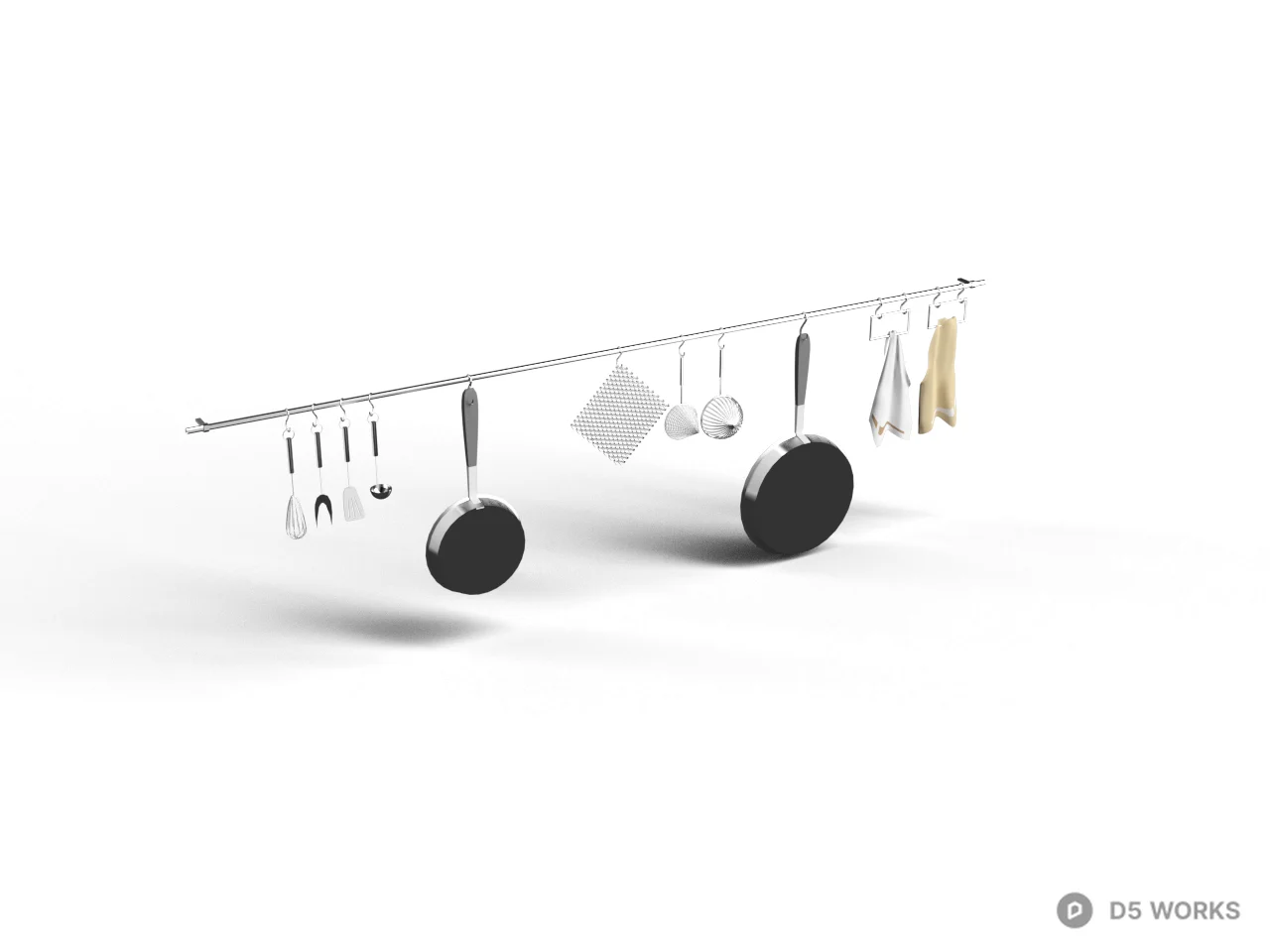 Cookware Set 3d model - Image 1