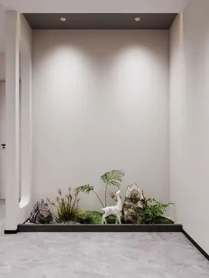 Organic Modern Rockery & Water Features