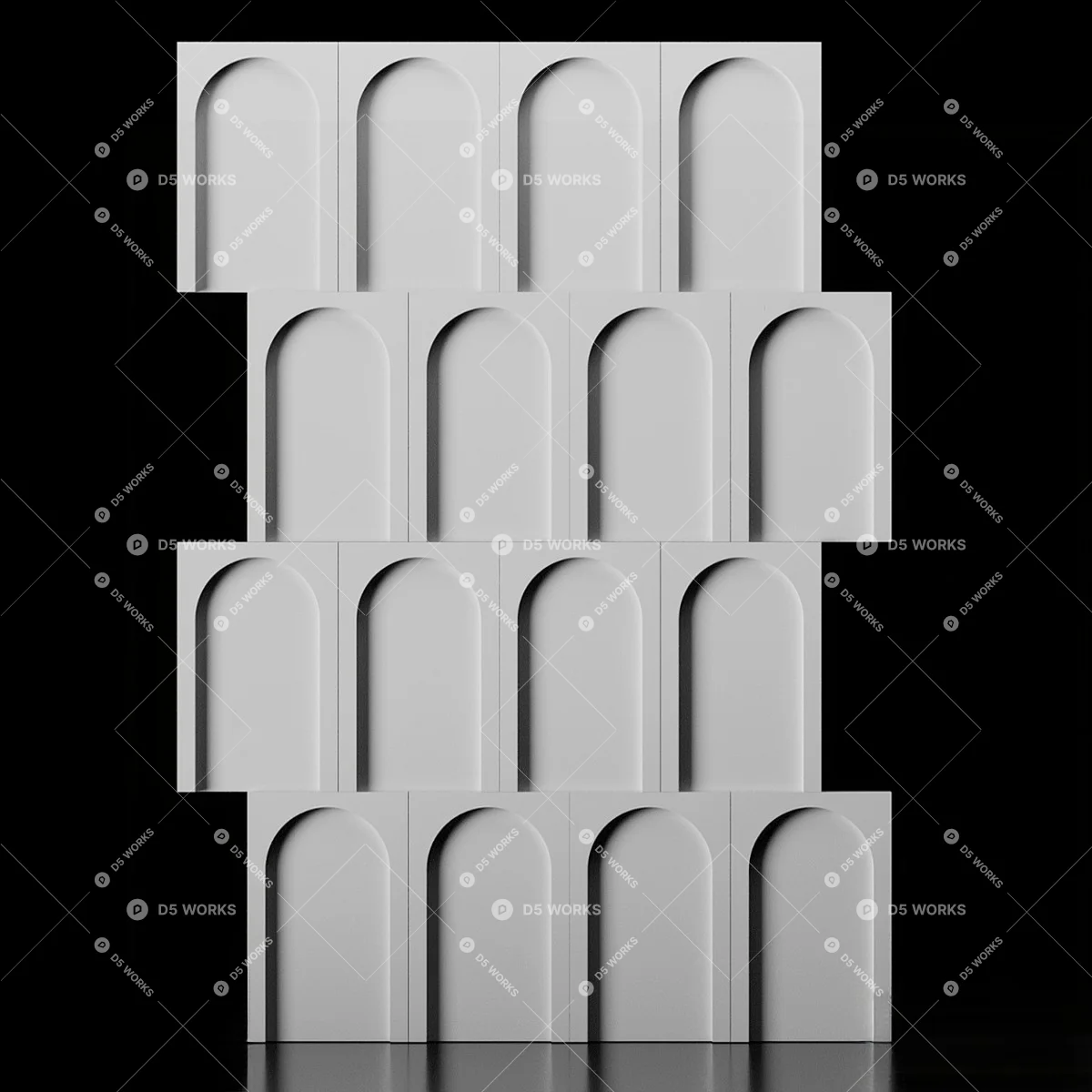 Wall Panel 3d model thumbnail 4