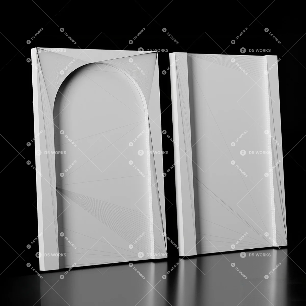 Wall Panel 3d model thumbnail 2