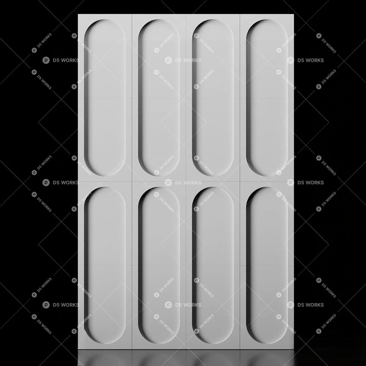 Wall Panel 3d model thumbnail 5