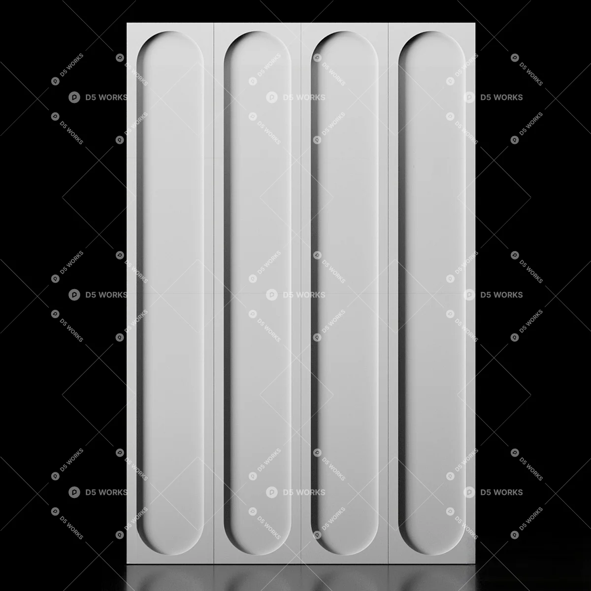 Wall Panel 3d model thumbnail 3