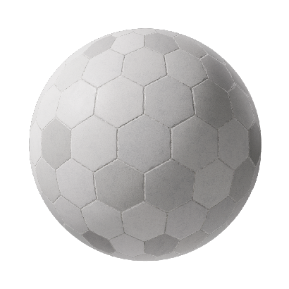 Ceramic Tile Gray hexagonal street tiles