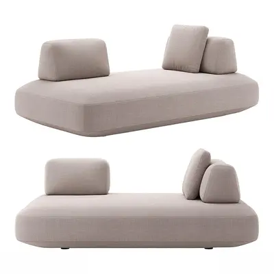 Minimalist Chaise Lounge 3d model