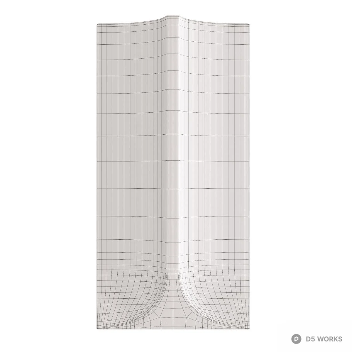 Minimalist Wall-Mounted Heater 3d model thumbnail 2