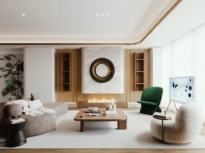 Contemporary Home Living Room