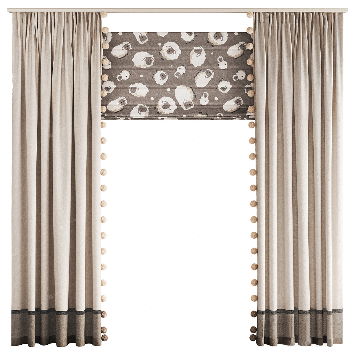 Curtains 3D Models