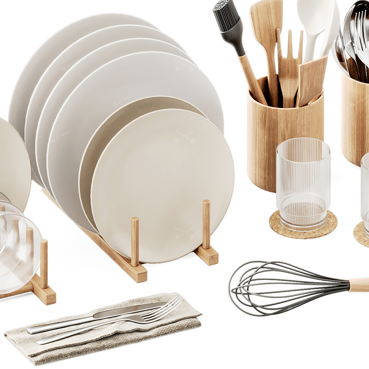 Tableware 3D Models 3