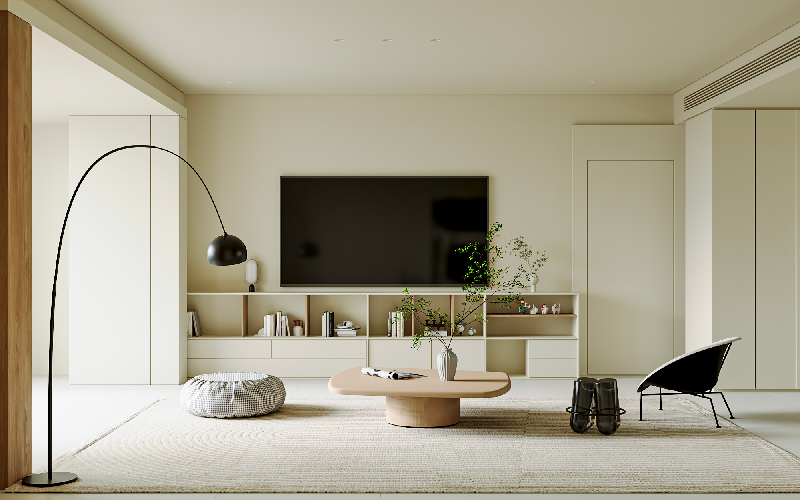 Modern Living & Dining Room