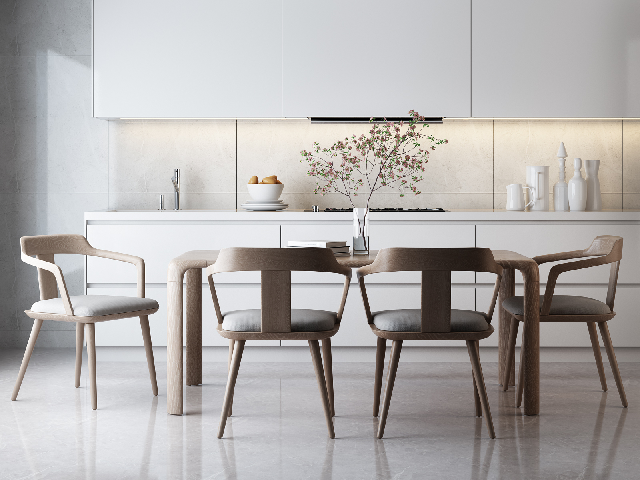 Modern Dining Table & Chairs Set