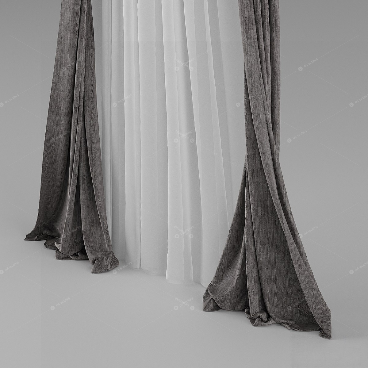 Curtains 3D Models 2