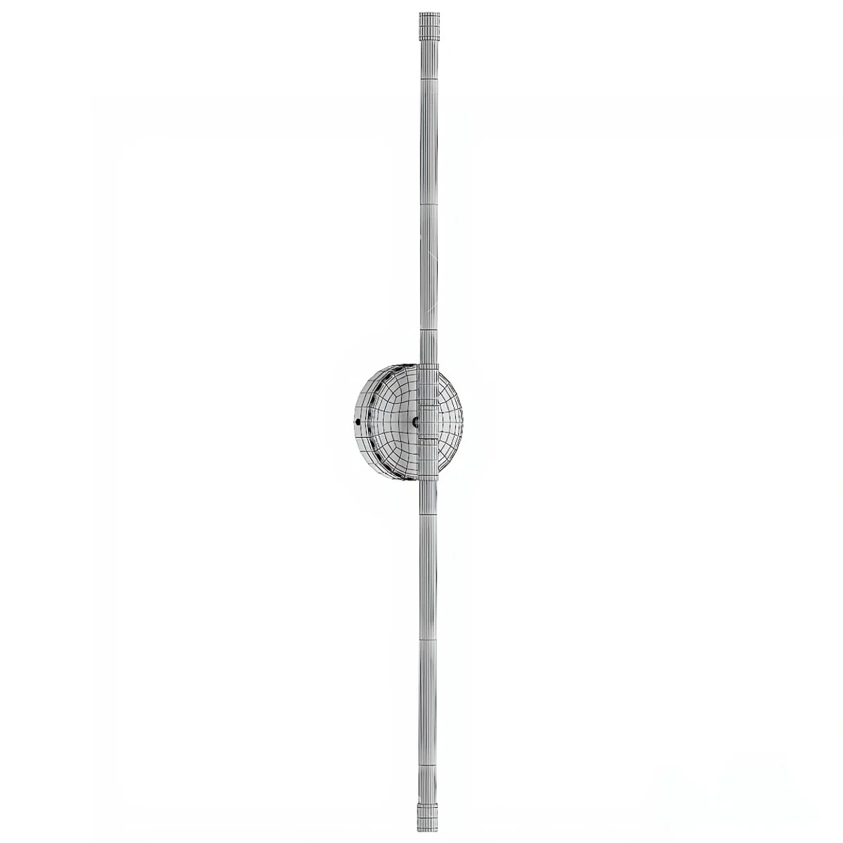 Minimalist Linear Wall Lamp 3d model thumbnail 3