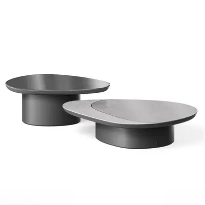 Asymmetrical Minimalist Coffee Table 3d model