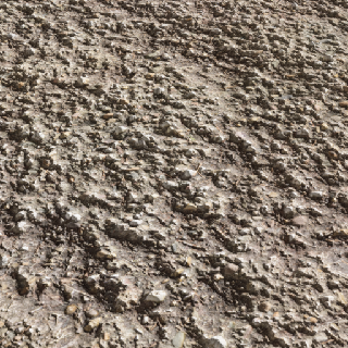 Muddy Ground Gray Gravel Ground