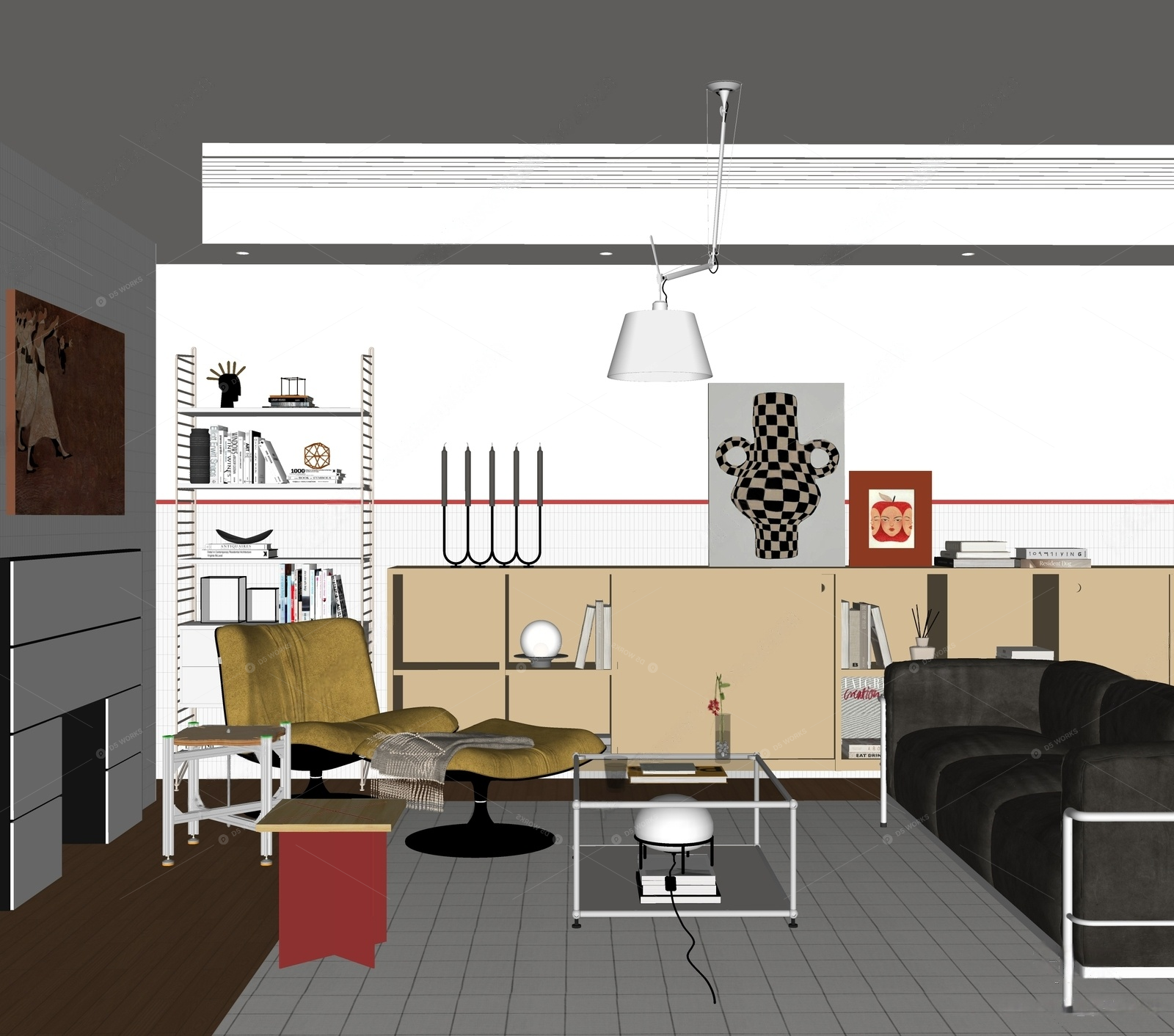 Living Rooms 3D Models 2