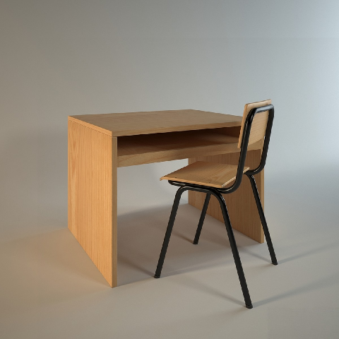 Modern Desk & Chair Set