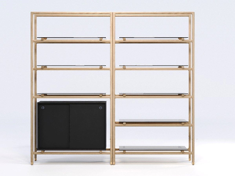 Modern Bookshelf Cabinet