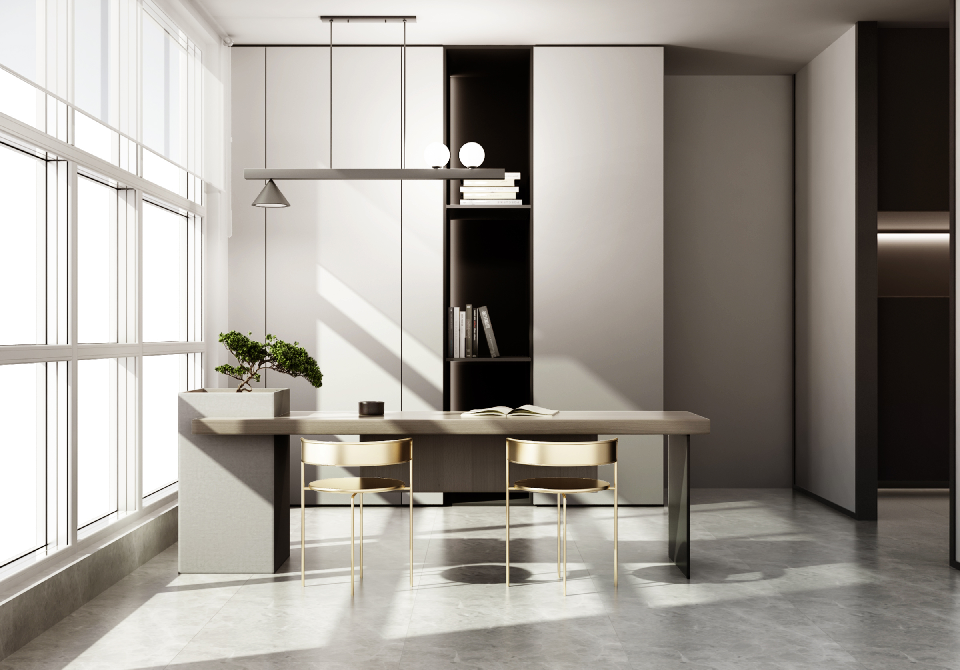 Modern Desk & Chair Set