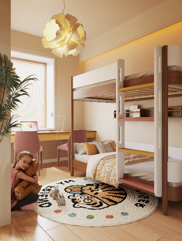 Modern Scandinavian Girl’s Room