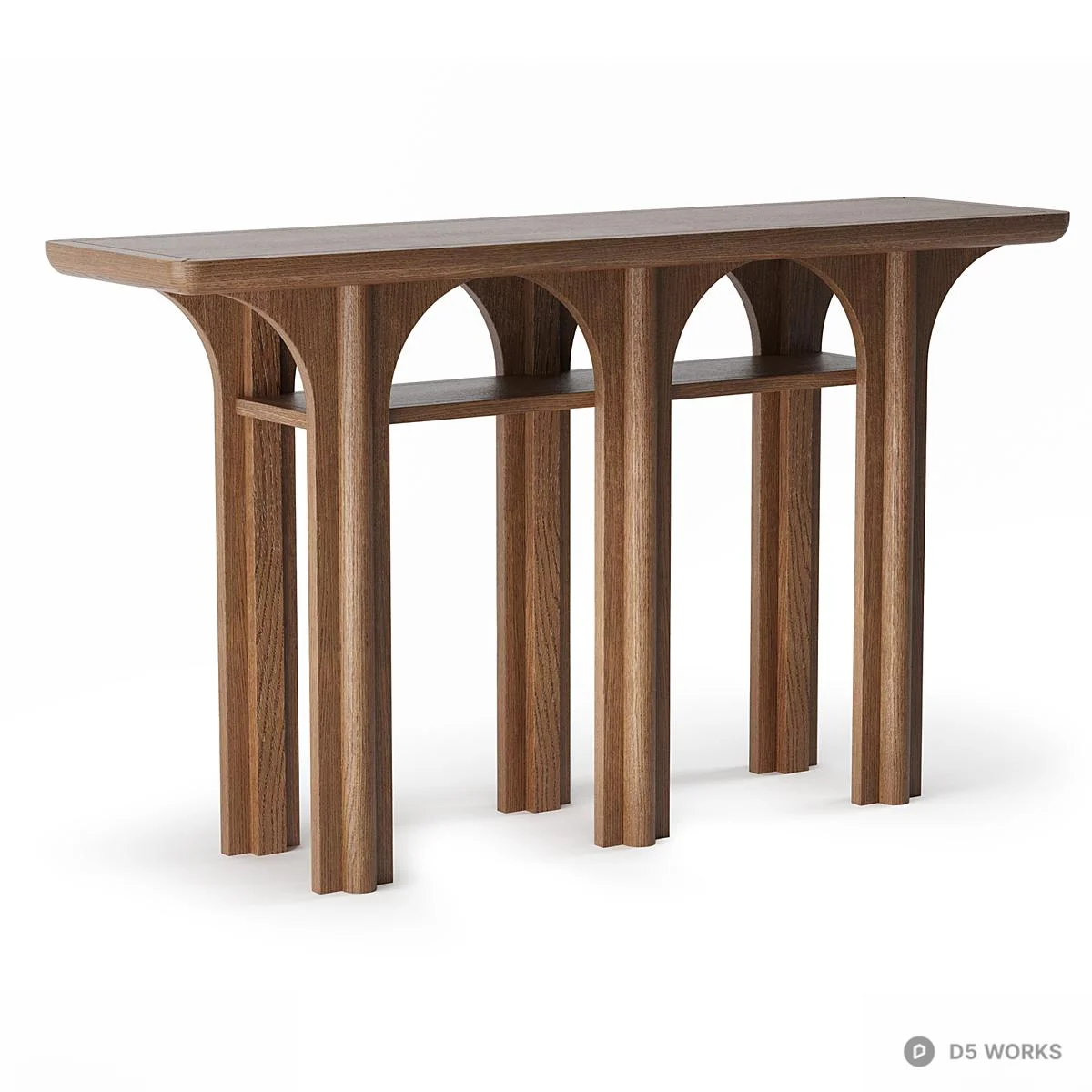 Mid Century Modern Dining Table 3d model - Image 1