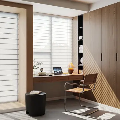 Modern Organic Modern Study Room