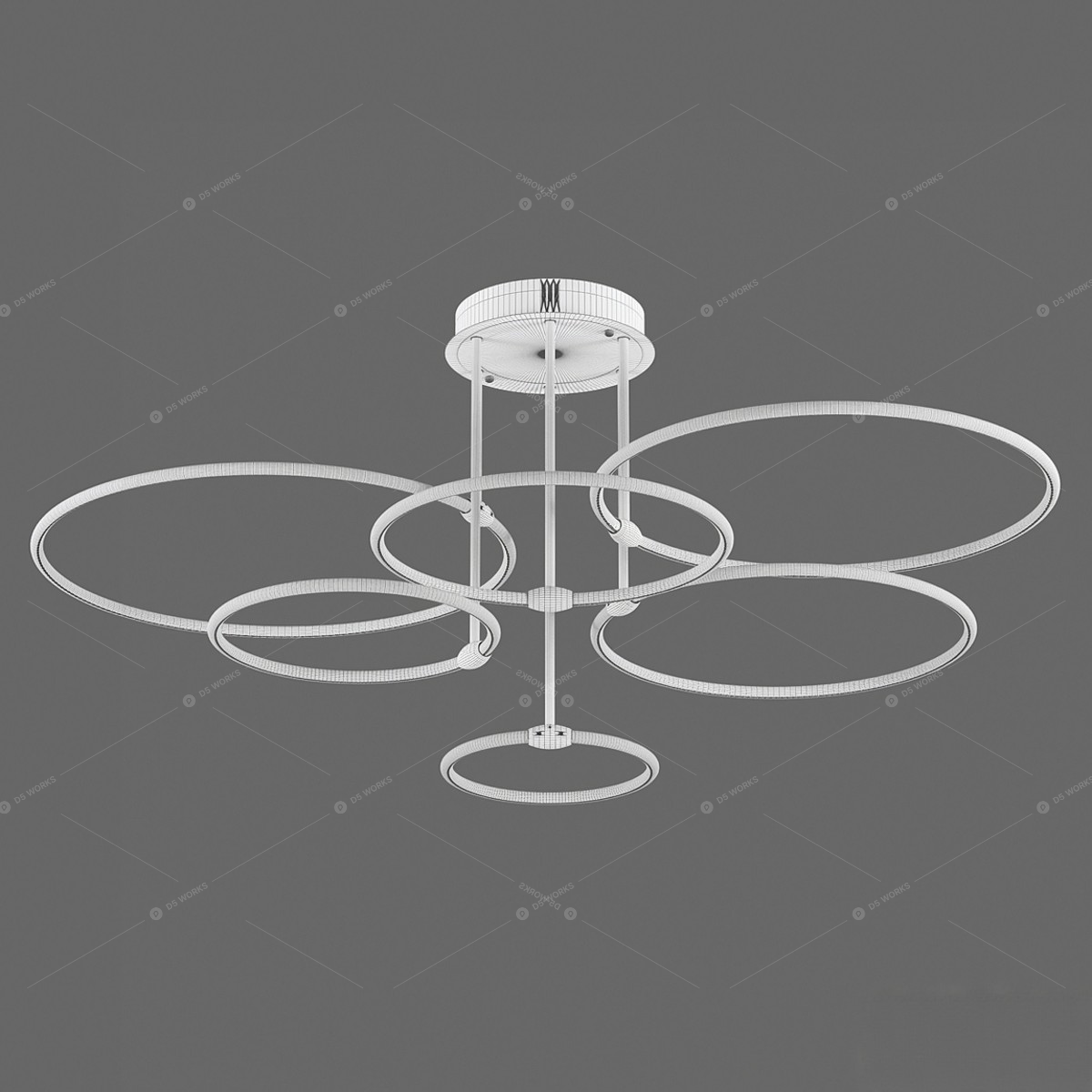 Flush Mount Lights 3D Models 3