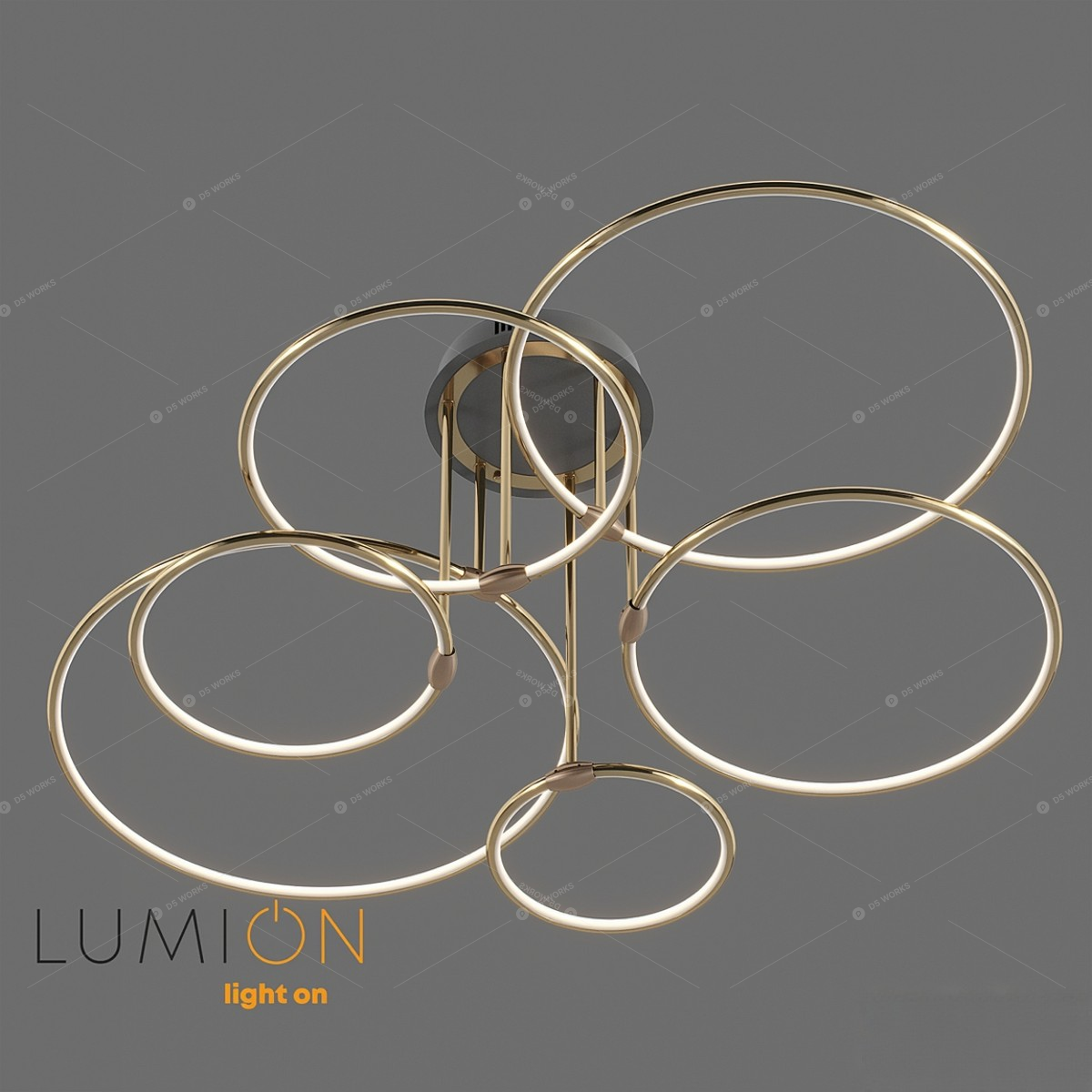 Flush Mount Lights 3D Models 2
